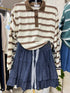 Frill Tiered Short Skirts